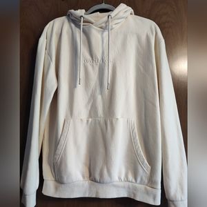 DENIM & FLOWER Ladies Hooded Pullover Sweatshirt. Size Large